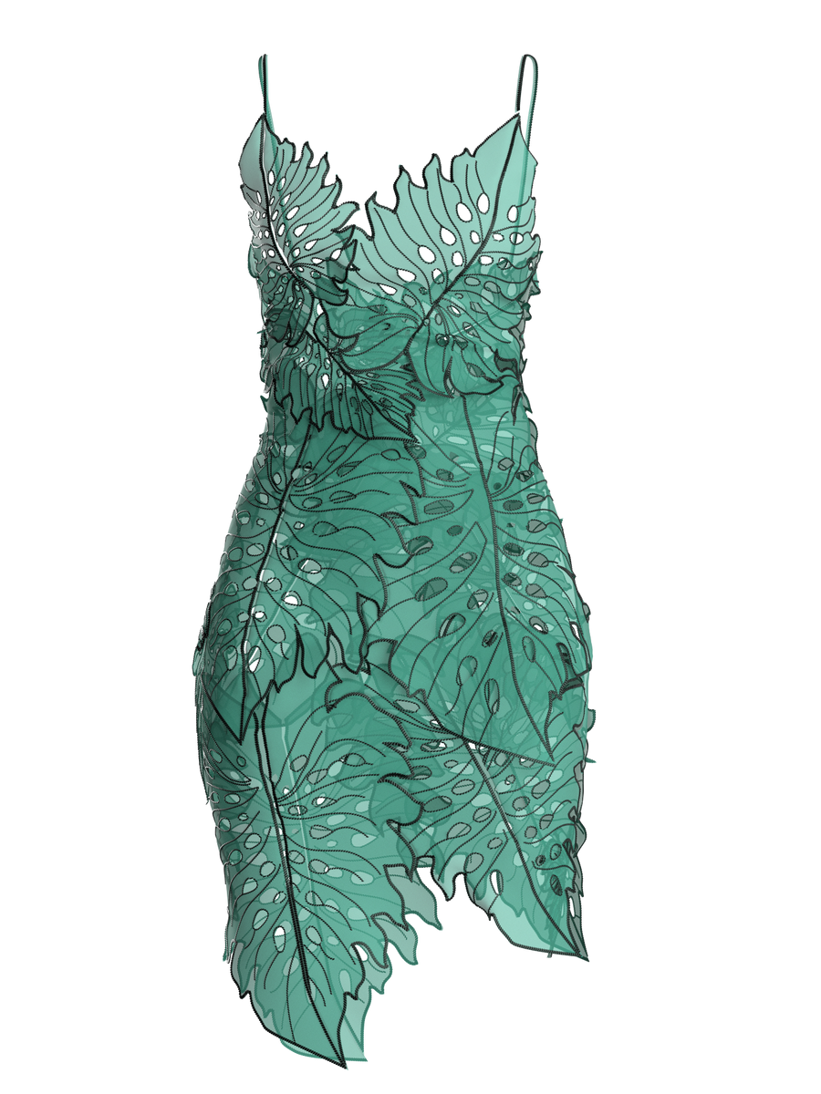 Reimagined Leaf Dress