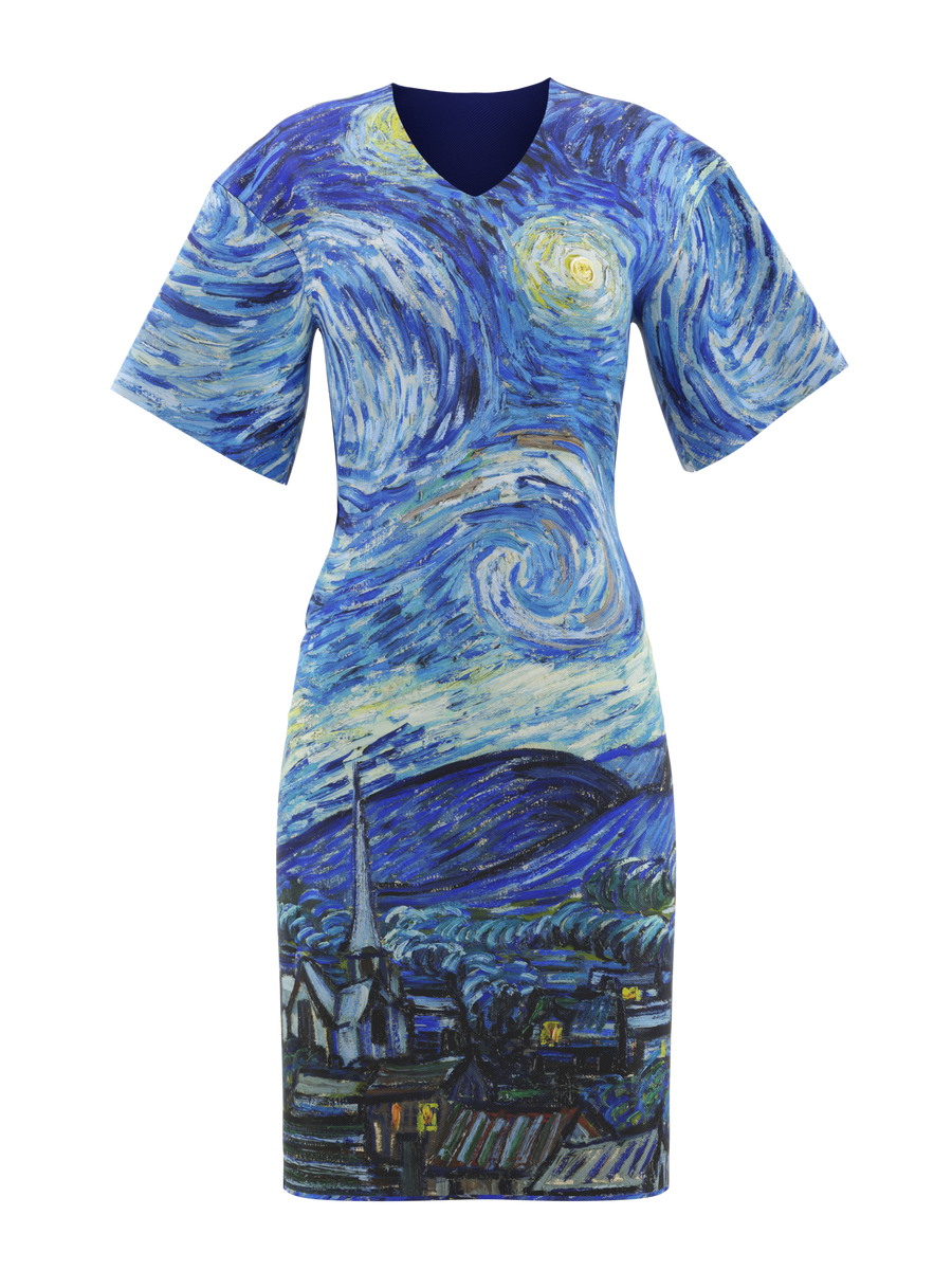 starry night dress DRESS