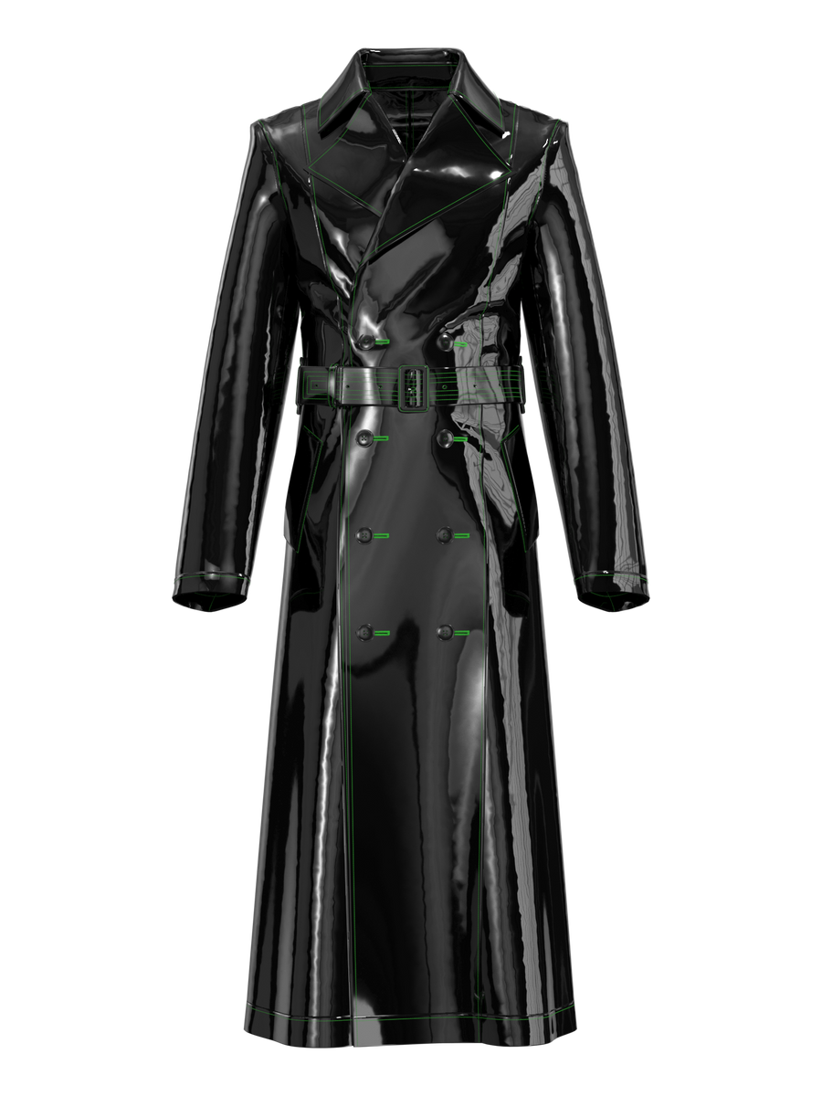 Infinite power trench coat men Infinite power trench coat men