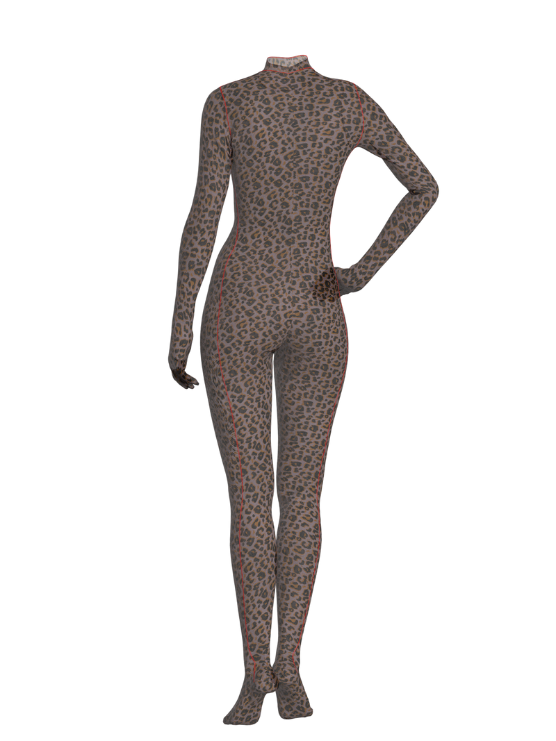 Leopard Print Catsuit