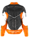 Orange Moto Jacket