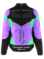 Purple Moto Jacket