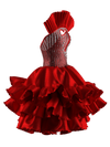 Red heart dress