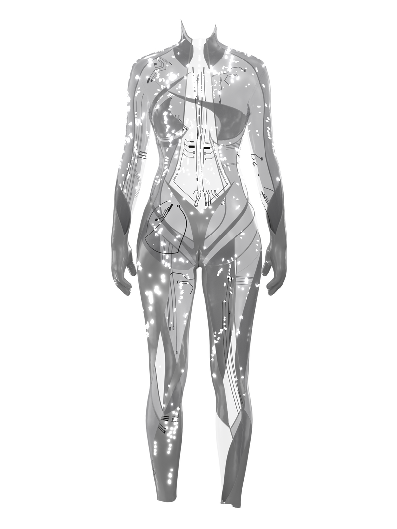 Leeloo Jumpsuit Silver