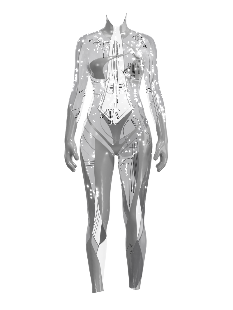 Leeloo Jumpsuit Silver