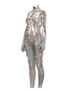 Leeloo Jumpsuit Silver (Opaque)