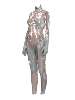 Leeloo Jumpsuit Silver (Opaque)