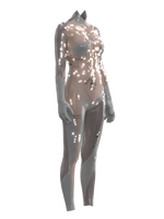 Leeloo Jumpsuit Silver (Opaque)