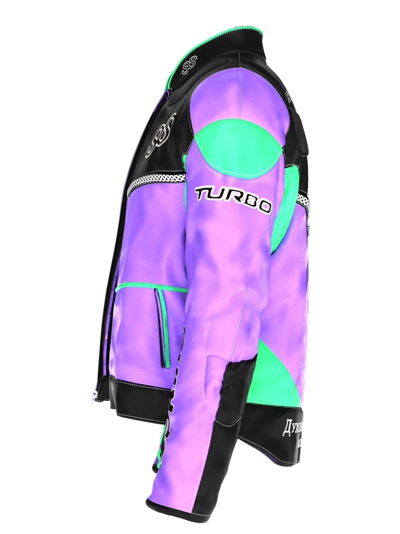 Purple Moto Jacket