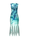 Sky blue Wave Dress