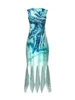 Sky blue Wave Dress