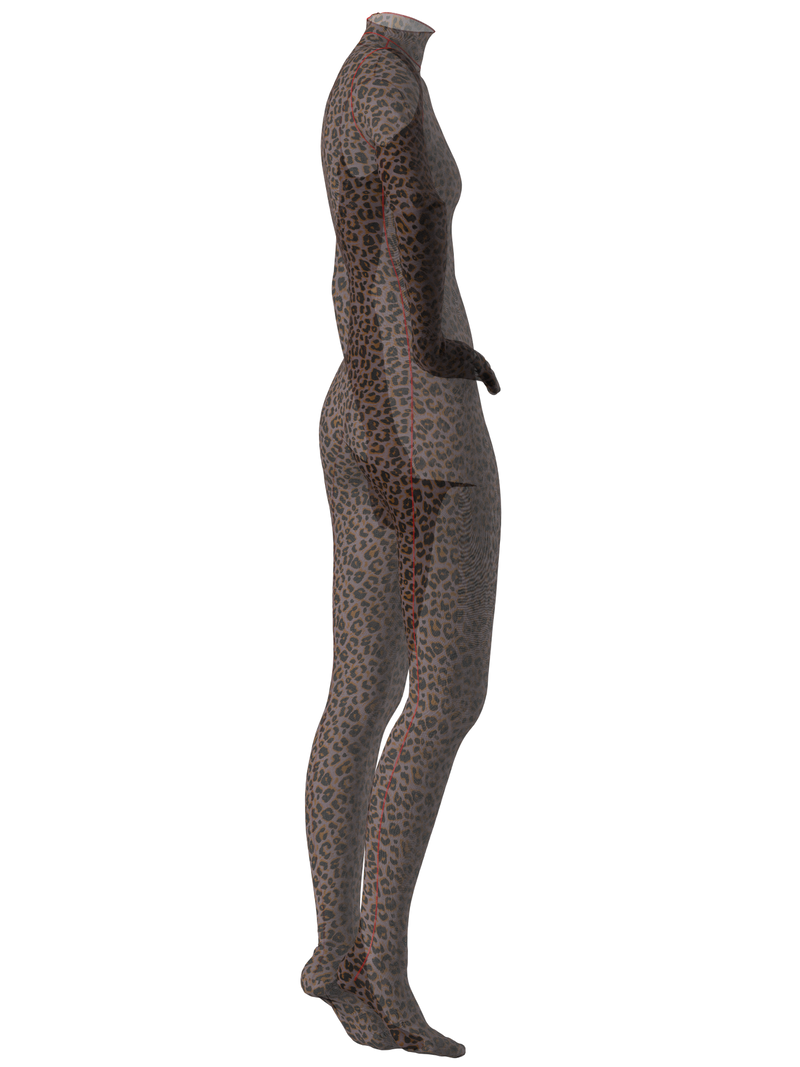 Leopard Print Catsuit