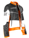 Orange Moto Jacket