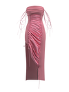 Merylin in pink dress