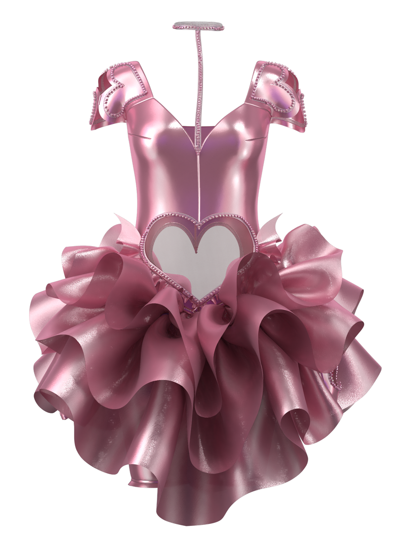 Heart punk dress