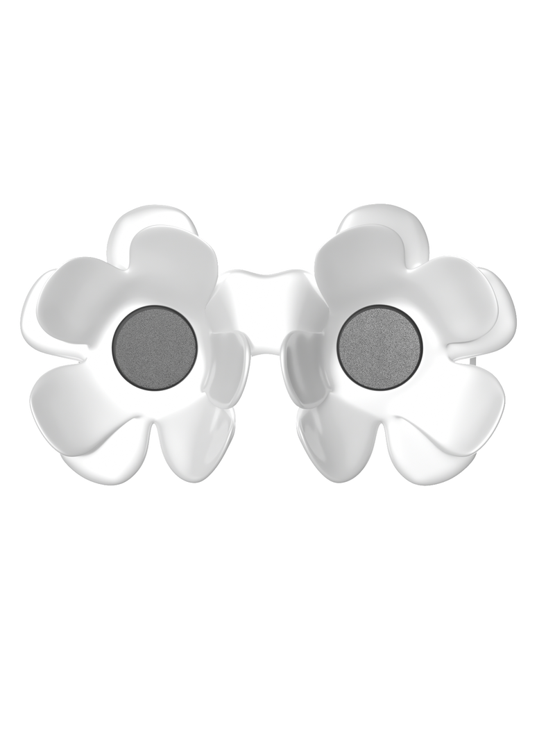 3D Printed White Flower Glasses