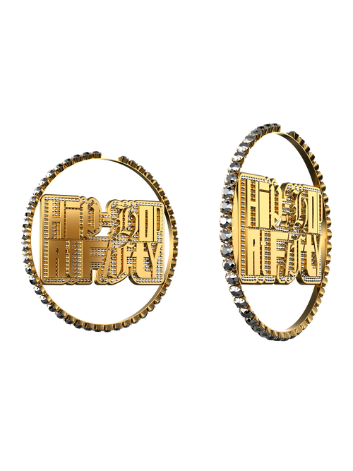 HIP-HOP AT FIFTY Hoop Earrings