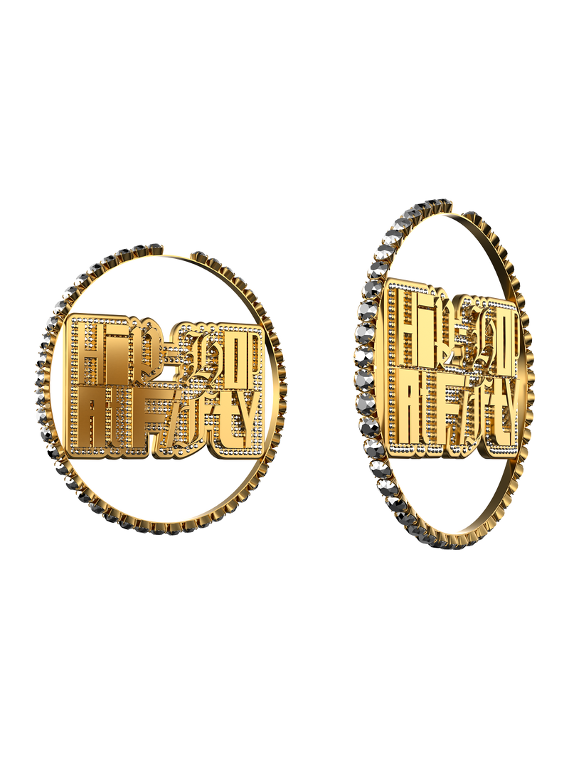 HIP-HOP AT FIFTY Hoop Earrings