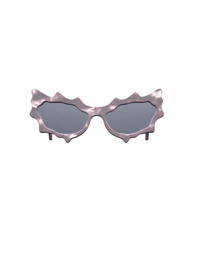 Florentina Leitner: Baby Pink Spike Sunglasses