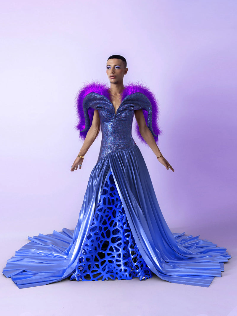 Cerulean blue queen DRESSX / More Dash Inc. dba DRESSX Cerulean blue queen DRESSX / More Dash Inc. dba DRESSX