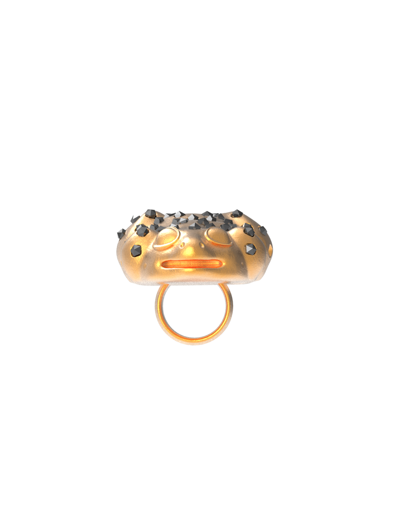 AKAN FROG RING