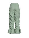 Green Gathered Trousers