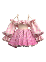 Blossom Corset Gingham Dress