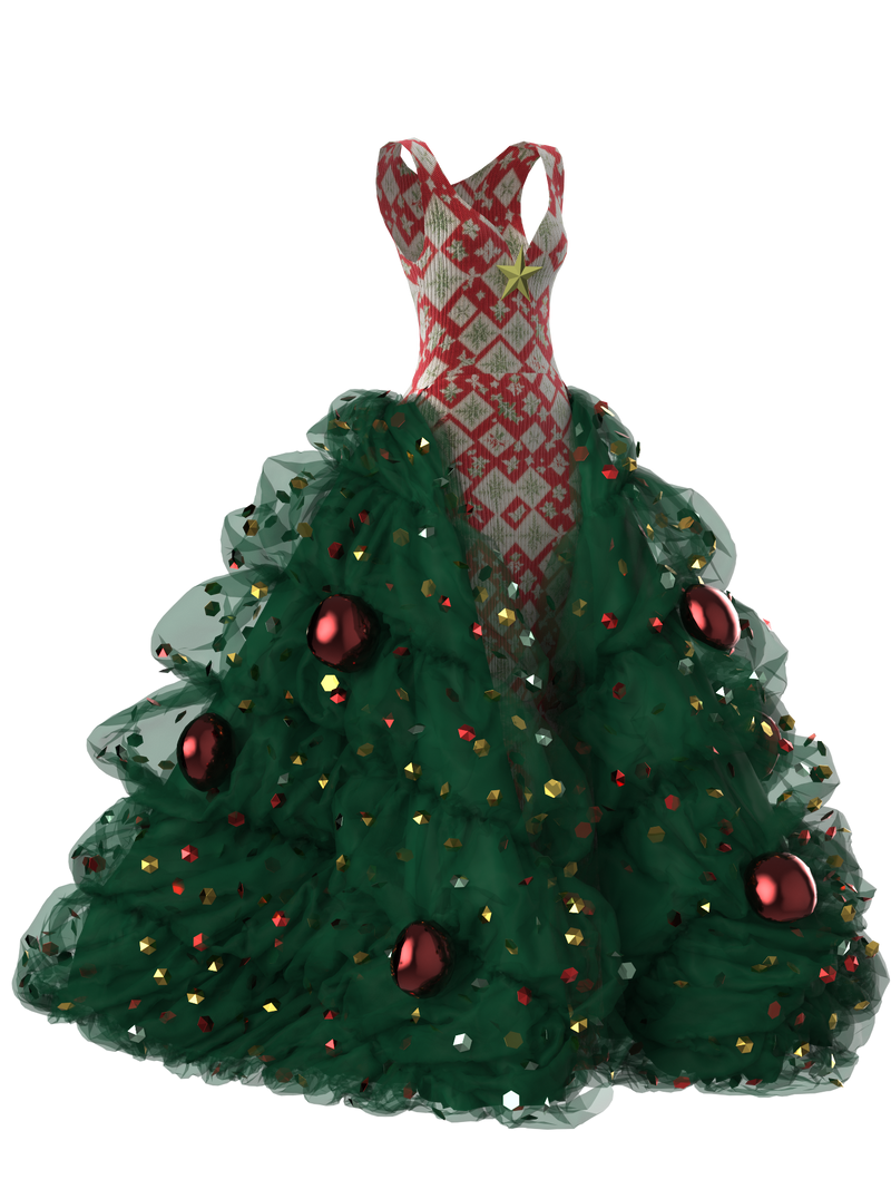 Christmas Gown-I-IV