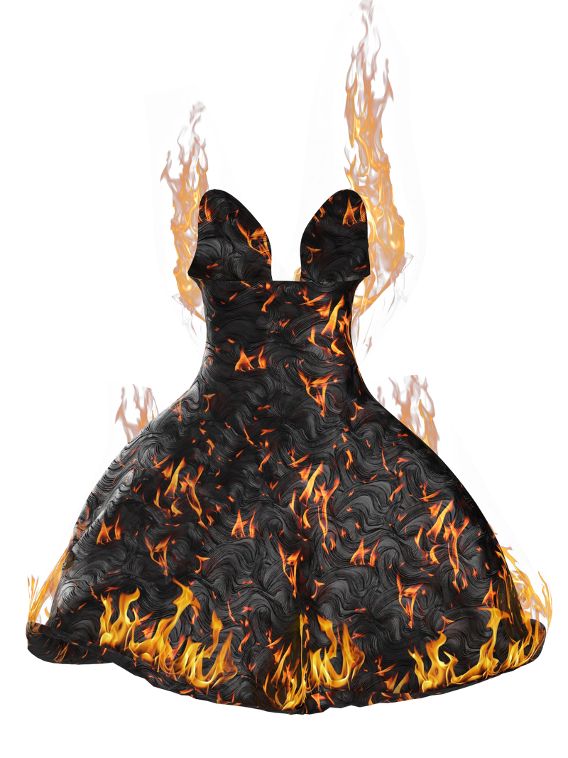 Flame Flicker dress