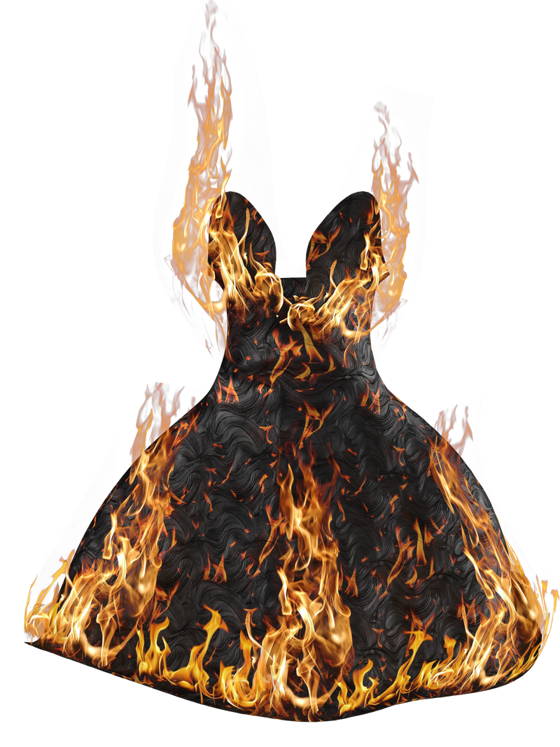 Flame Flicker dress