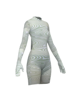 Florentina Leitner: Green Swirl bodysuit