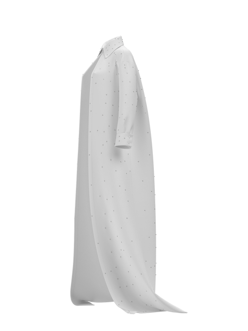 Ghost White Long Shirt