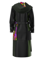 Green Maze Punk Coat