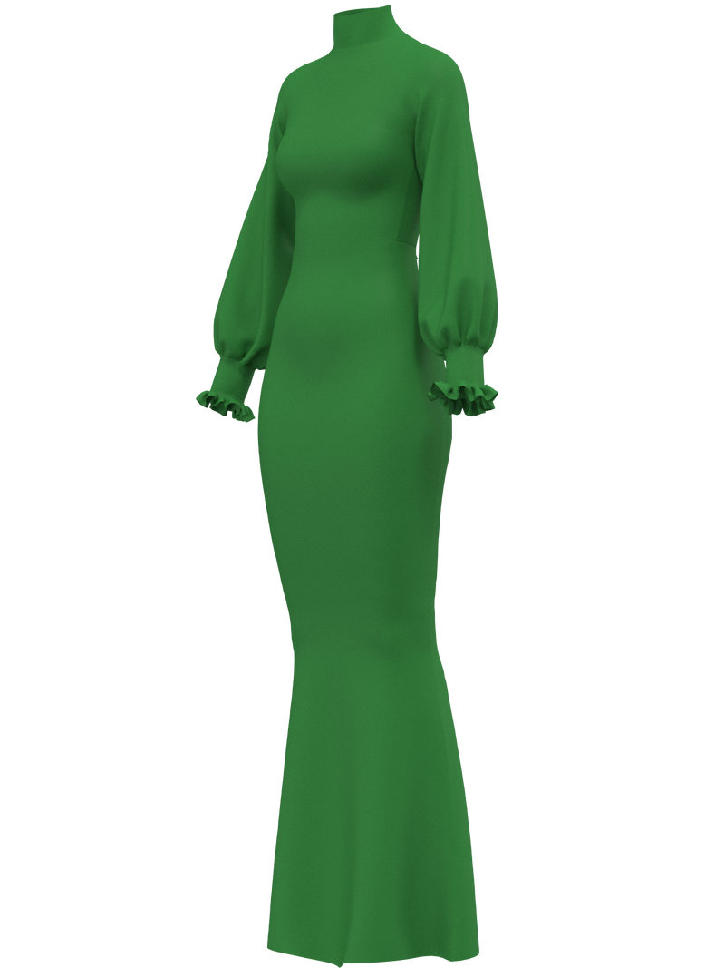 Green Emerald Elegance Gown