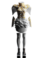 White Galaxia Futuristic Suit