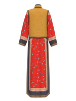 Qing Dynasty women suit with vest