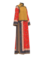 Qing Dynasty women suit with vest