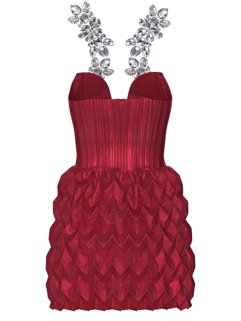 Stellar Crimson Red Dress