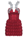 Stellar Crimson Red Dress