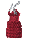 Stellar Crimson Red Dress