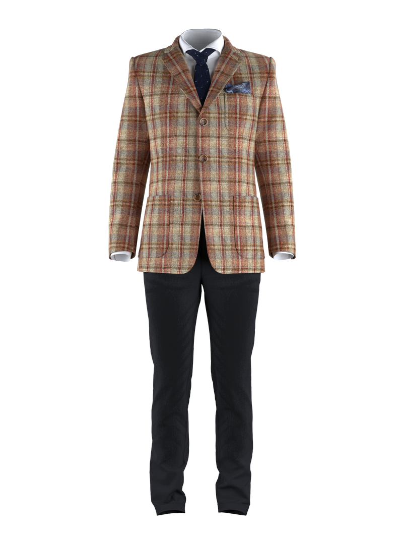 Smart tweed jacket and pants