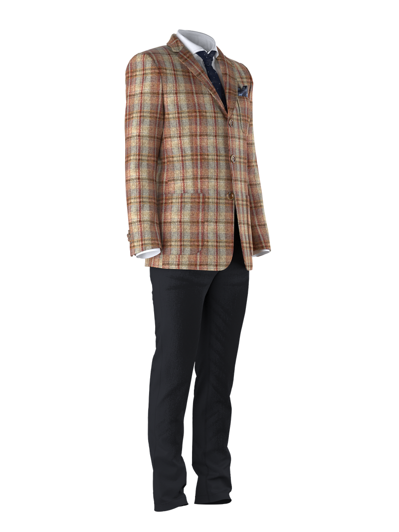 Smart tweed jacket and pants