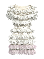 White Crocheted Dress