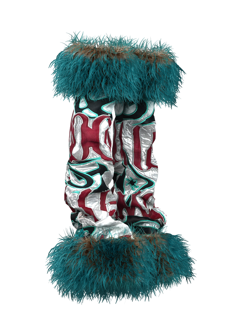 Faux-Fur Leg Warmers