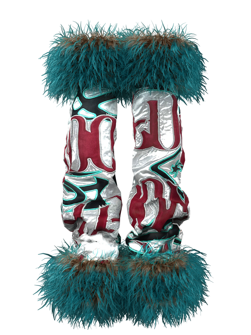 Faux-Fur Leg Warmers