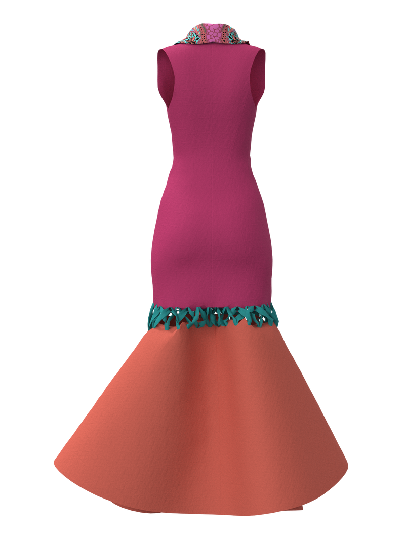Peackock Dress