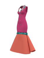 Peackock Dress