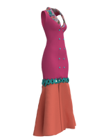 Peackock Dress