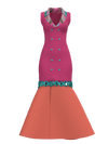 Peackock Dress