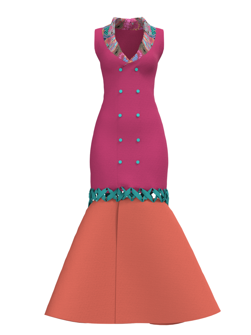 Peackock Dress